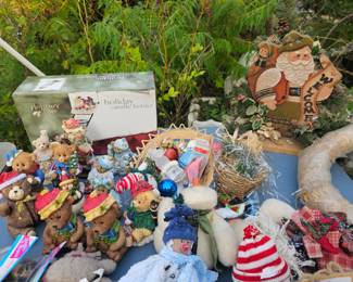 Christmas figurines, collectibles, etc. 