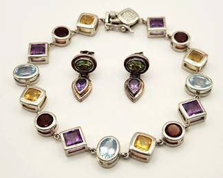 JMS 925 Sterling Multi-Gemstone
