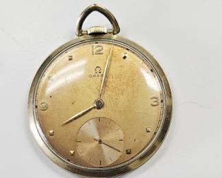 Vintage Omega 14K Gold Filled Pocket Watch