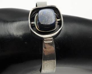 Sterling Silver Lapis Lazuli Bracelet