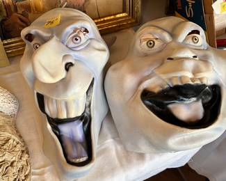 Vintage foam masks from Casper the ghost