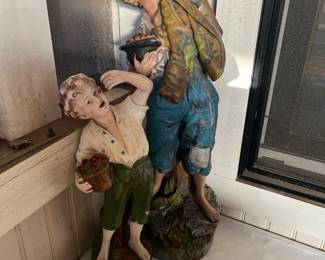 Vintage chalk figures