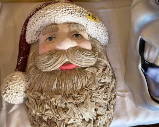 1930s papier-mâché, Raffia beard 20 inches long