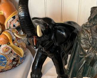 Large elephant statue