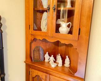 corner china cabinet