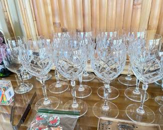 nice set of wine glasses