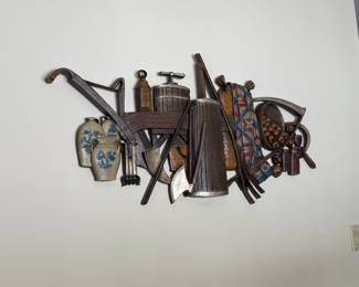 vintage Burwood wall plaque