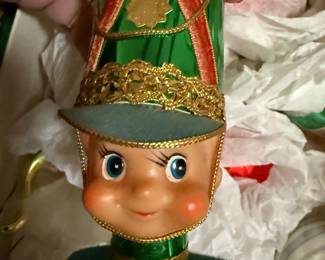 vintage elf ornament
