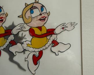 Vintage animated cell from the 50s