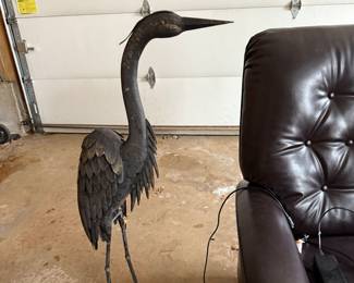 yard decor crane