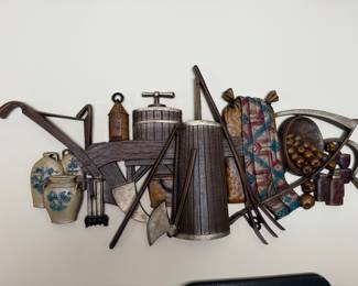 Burwood Products vintage large wall hanging