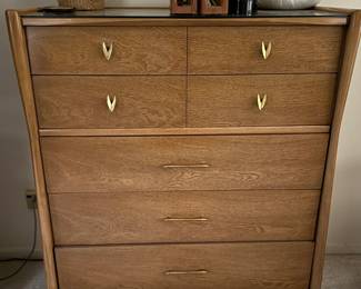 Kent Coffey "The Sharon" chest of drawers; 40"W x 20" D x 48" H