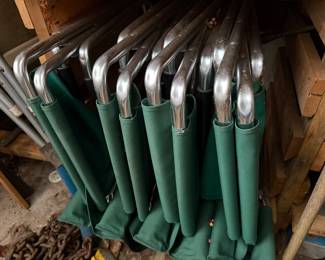 vintage folding lawn chairs