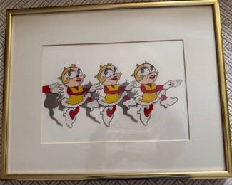 Vintage animated cell from the 50s