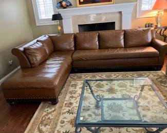 Sectional, and Rug only