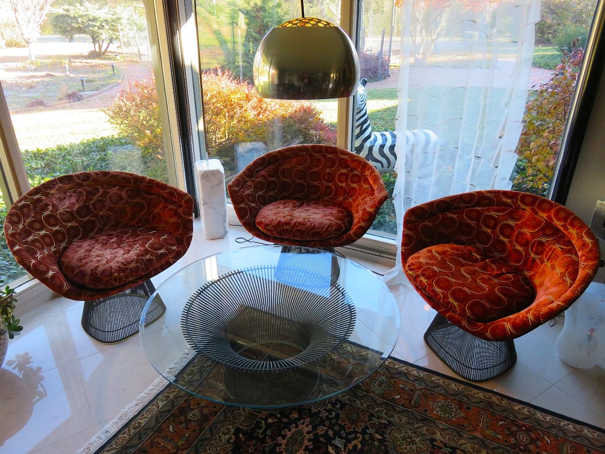 Warren Platner for Knoll lounge chairs