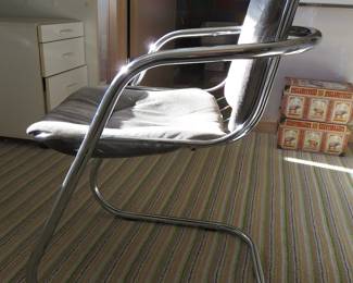 Gastone Rinaldi chrome chair