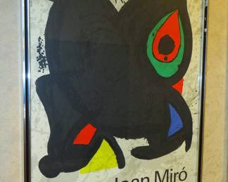 Joan Miro exhibition poster