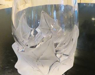 Lalique Hedera vase