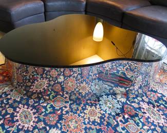 (BID ITEM) Karl Springer "Free Form" coffee table