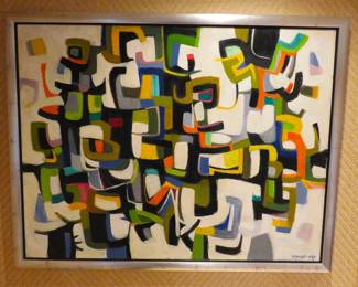 John Ulbricht 1954 oil on canvas