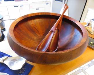 Jens Quistgaard for Dansk teak salad bowl