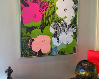 (BID ITEM) Andy Warhol signed "Flowers (F&S II.64)" 155/250