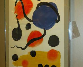 Alexander Calder untitled circles, signed 22/130