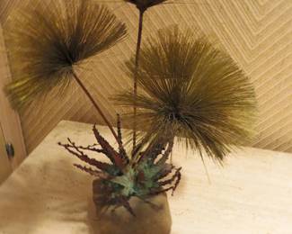 John Steck brutalist "Desert Flowers" sculpture