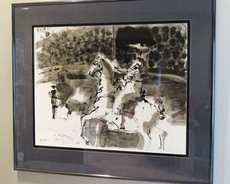 Pablo Picasso "L'Entre Du Picador" 140/150
