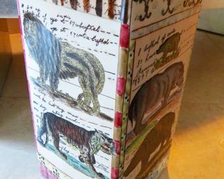 John Derian African animal vase