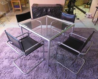 Bauhaus style table & chairs