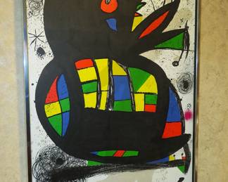 Joan Miro exhibition poster