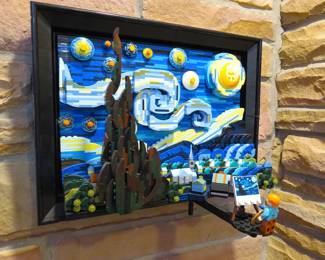 Lego Van Gogh "Starry Night"