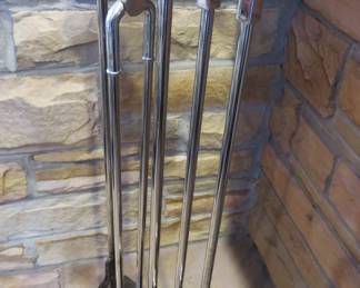 Danny Alessandro MCM fireplace tools