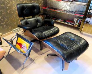 Charles & Ray Eames lounge chair & ottoman
