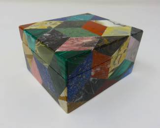 Rafaello Romanelli stone mosaic box