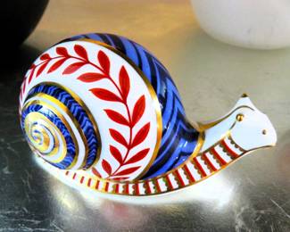 Royal Crown Derby snail