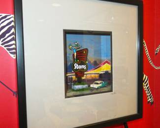 Christine Schukow illuminated diorama "Stan's"