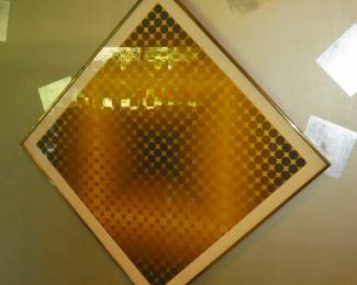 Victor Vasarely "Dia-Or" signed silkscreen