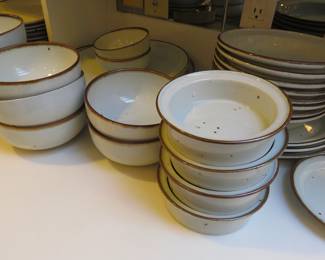 Dansk "Brown Mist" serving ware
