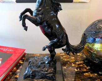 Lorenzo Ghiglieri "Prancing Horse" Ferrari bronze