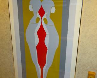 Ernest Trova "Four Foot Falling Man" signed