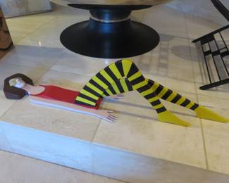 J. W. Eaton sunbather sculpture