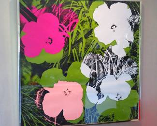 (BID ITEM) Andy Warhol signed "Flowers (F&S II.64)" 155/250