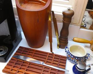 Jens Quistgaard for Dansk ice bucket and rack