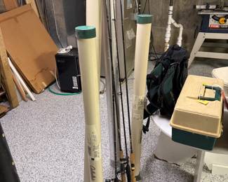 fishing poles & rod carriers