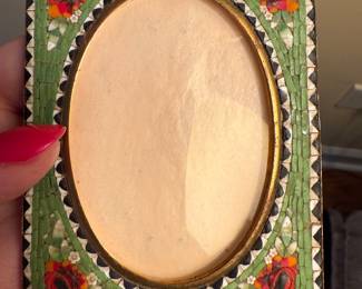 miniature mosaic photo frame