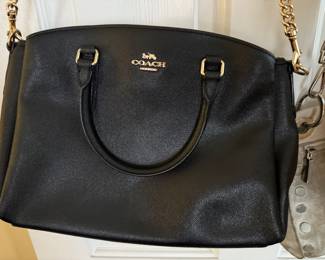 Coach leather handbag