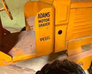 Vintage Doepke Adams Diesel Motor Road Grader 1950s